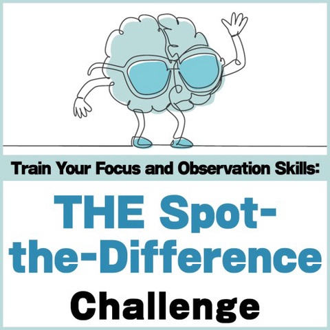 Train Your Focus and Observation Skills: THE Spot-the-Difference Challenge Art