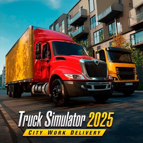 Truck Simulator 2025: City Work Delivery Art