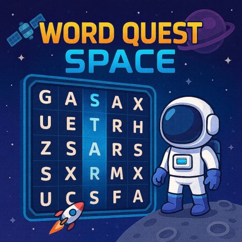 Word Quest Space Art