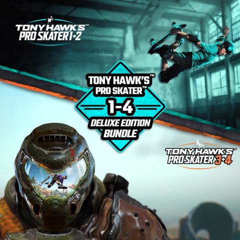 Tony Hawk's Pro Skater 1 - 4 - Deluxe Edition Bundle Art