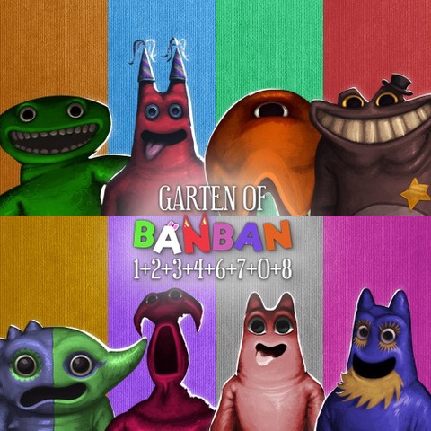 Garten of Banban Bundle: 0 + 1 + 2 + 3 + 4 + 6 + 7 + 8 Art
