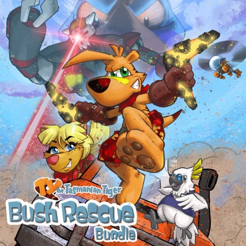 TY the Tasmanian Tiger: Bush Rescue Bundle Art