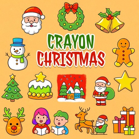 CRAYON CHRISTMAS Art