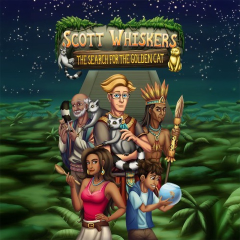 Scott Whiskers: the Search for the Golden Cat Art