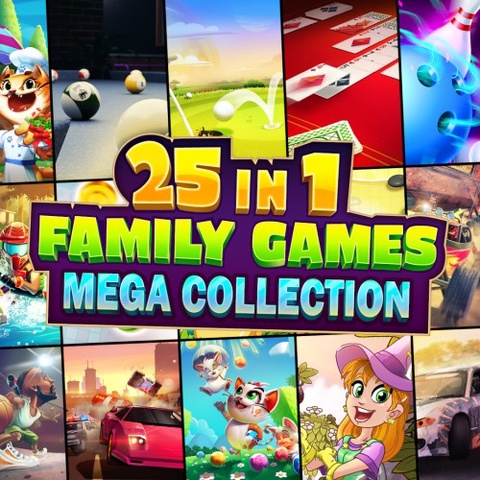 25 in 1 Family Games Mega Collection Art