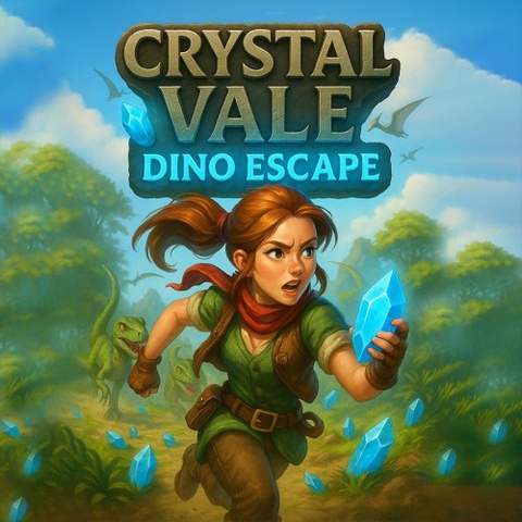 Crystal Vale: Dino Escape Art