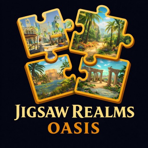 Jigsaw Realms: Oasis Art