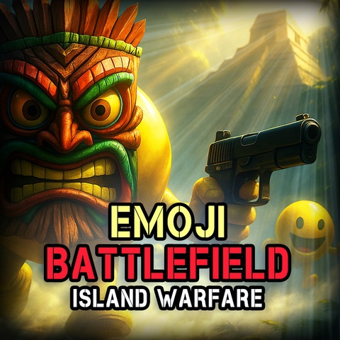 Emoji Battlefield - Island Warfare Art
