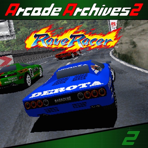 Arcade Archives 2 Rave Racer Art