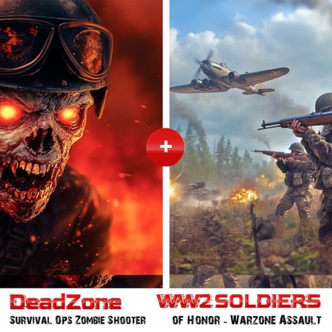 DeadZone: Survival Ops Zombie Shooter & WW2 Soldiers of Honor - Warzone Assault Art