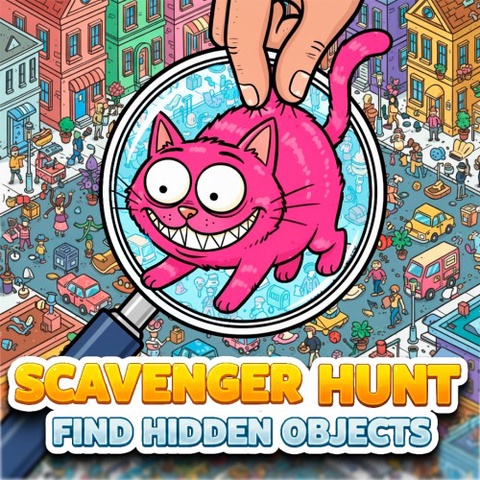 SCAVENGER HUNT Find Hidden Objects Art