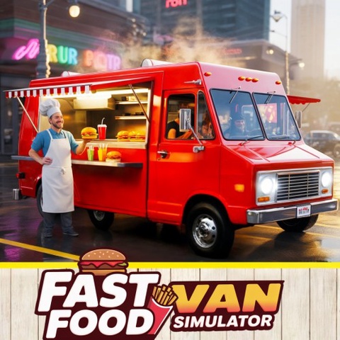 Fast Food Van Simulator Art