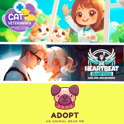 Hospital & Animal Care Collection: 3 Game Bundle Art