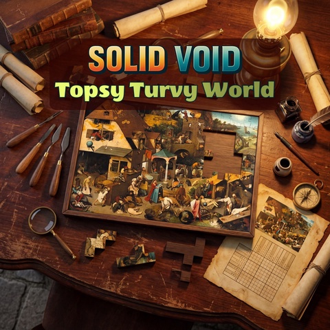 Solid Void - Topsy Turvy World Art