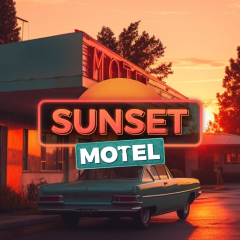 Sunset Motel Art