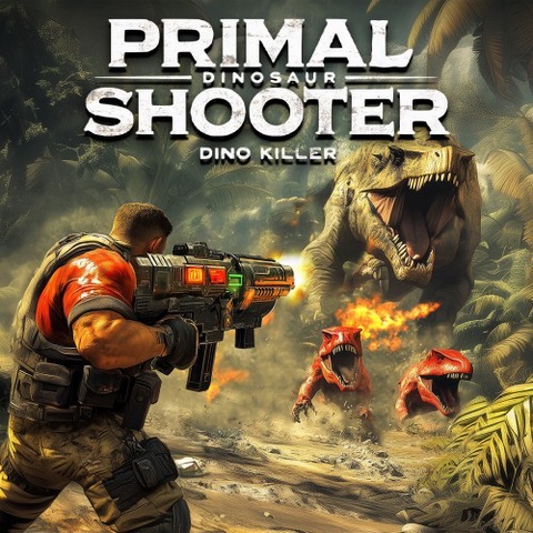 Primal Dinosaur Shooter - Dino Killer Art