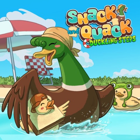 Snack and Quack: Duckling Steps Art