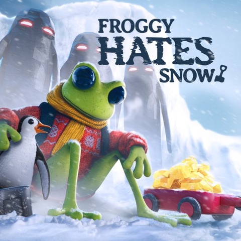 Froggy Hates Snow Art