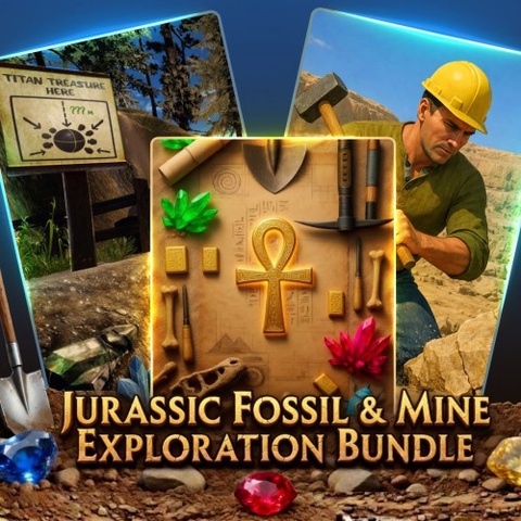 Jurassic Fossil & Mine Exploration Bundle Art