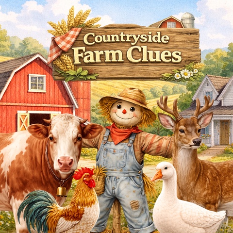 Countryside Farm Clues Art