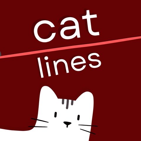 Cat Lines Art