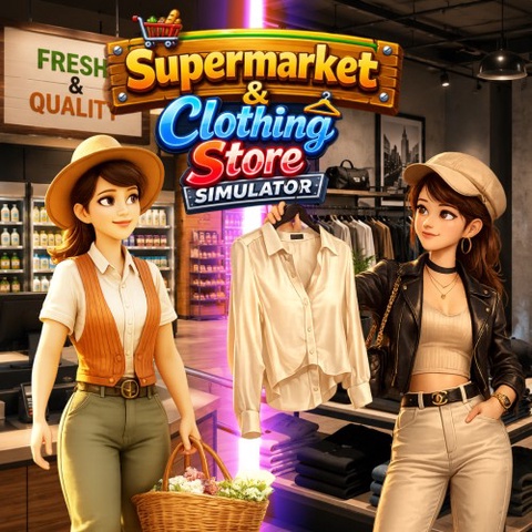 Supermarket & Clothing Store Simulator Art