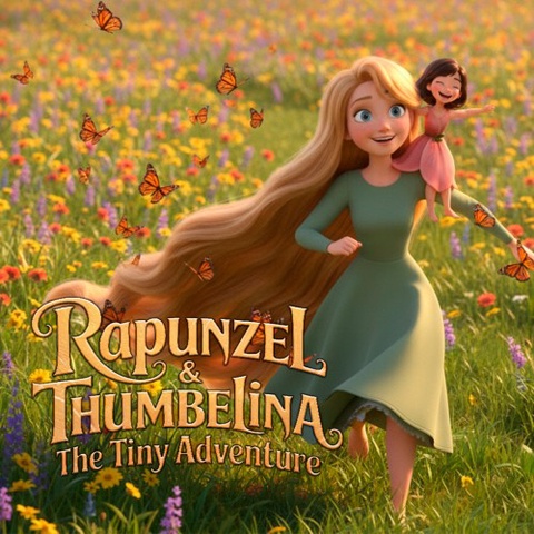 Rapunzel & Thumbelina: The Tiny Adventure Art