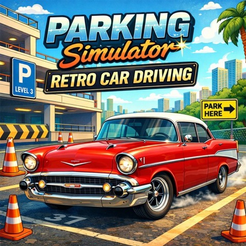 Parking Simulator: Retro Car Driving Art