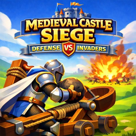 Medieval Castle Siege Defense vs Invaders Art