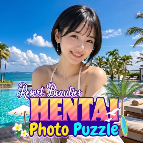 Resort Beauties: HENTAI Photo Puzzle Art