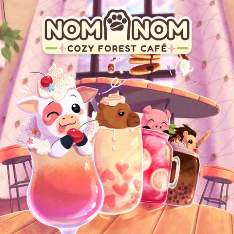 Nom Nom: Cozy Forest Café Art