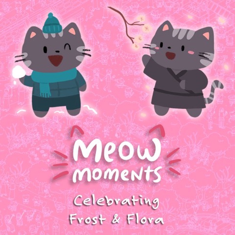 Meow Moments: Celebrating Frost & Flora Art