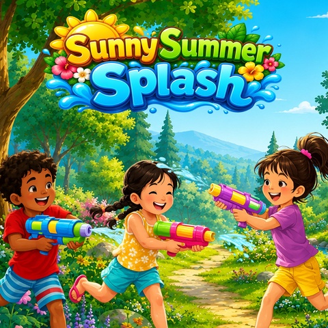 Sunny Summer Splash Art