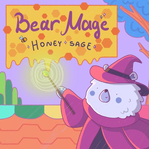 Bear Mage Honey Sage Art