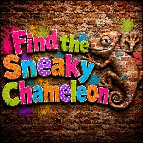 Find the Sneaky Chameleon Art