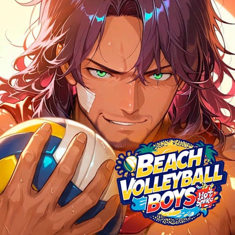 Beach Volleyball Boys: Hot Spike Art