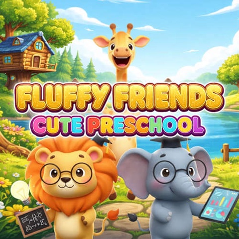 Fluffy Friends - Cute Preschool Art