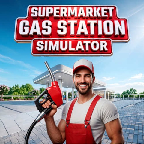 Supermarket Gas Station Simulator Art