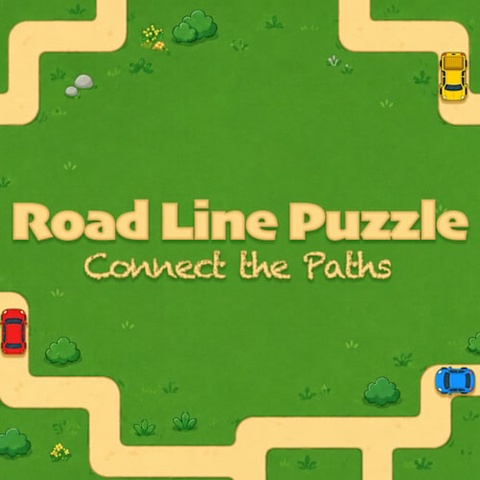 Road Line Puzzle: Connect the Paths Art