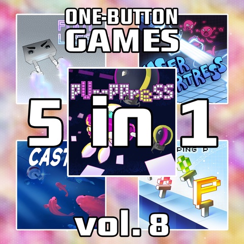 One Button Games 5-in-1 vol. 8 Art