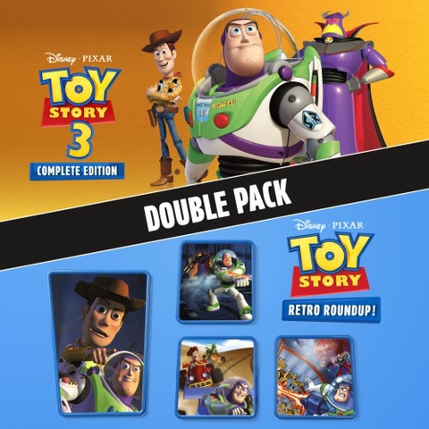 Disney/Pixar Toy Story: Retro Roundup! + Toy Story 3 Complete Edition Double Pack Art