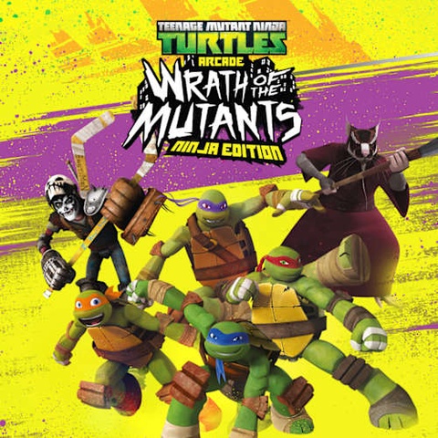 Teenage Mutant Ninja Turtles Arcade: Wrath of The Mutants - Ninja Edition Art