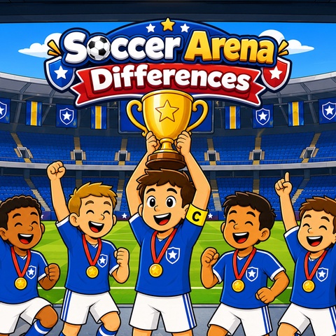 Soccer Arena Differences Art