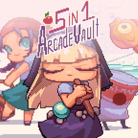 5 in 1 Arcade Vault Art