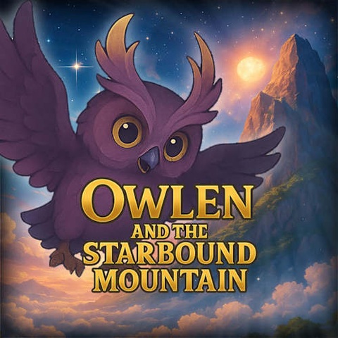 Owlen and the Starbound Mountain Art