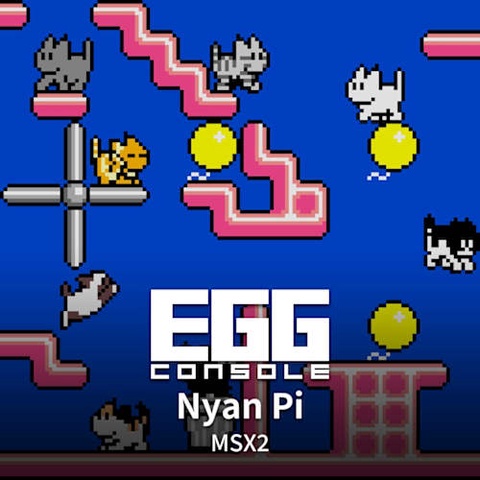 EGGCONSOLE Nyan Pi MSX2 Art