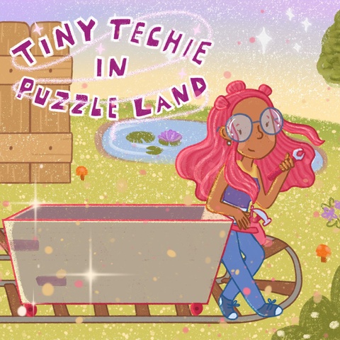 Tiny Techie in Puzzle Land Art