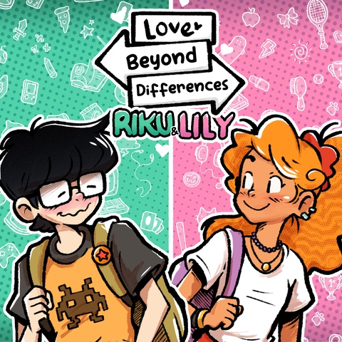 Love Beyond Differences: Riku & Lily Art