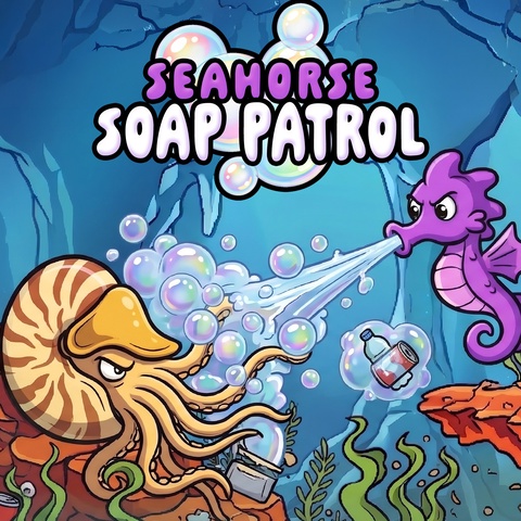Seahorse Soap Patrol Art